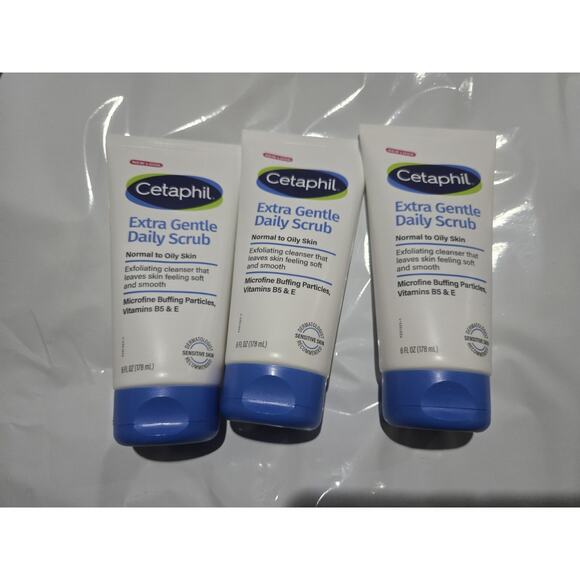 Cetaphil Other - Cetaphil Exfoliating Face Wash, Extra Gentle Daily Face Scrub, 6 Fl Oz, 3 Pack